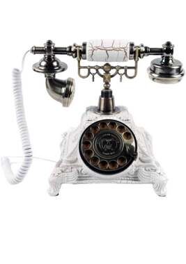 Vintage Style Audio Guest Book Phone for Weddings and Parties